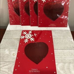 Things Remembered Vintage Red Heart Ornament